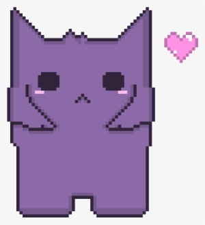 Kawaii Gengar <3 - Pixel Heart #1582295