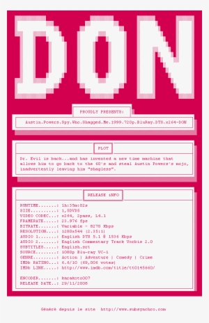 Nfo De La Release Austin - Carmine #1582695