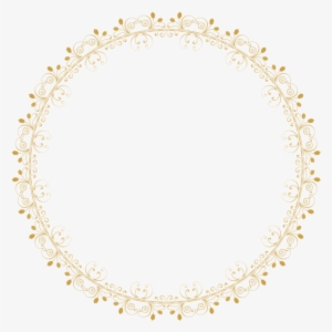 Round Border Transparent Png Clip Art - Round Border Png #1583875