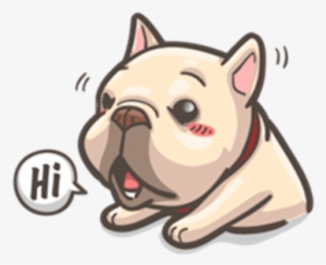 French Bulldog Pigu Messages Sticker-0 - French Bulldog Pigu #1583902