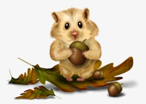 Chipmunk - Foglia Autunnale Png #1583923
