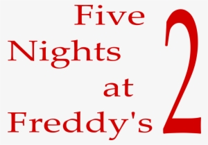 Five Nights At Freddy's 2 Logo #1584414