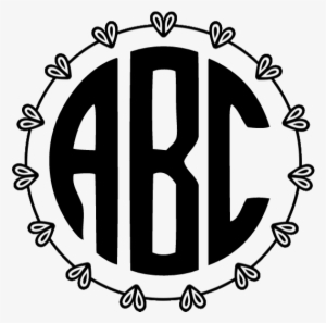 Image Freeuse Library Kah Says Maker Round - Circle Monogram #1584420