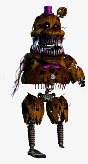 Ignited Nightmare Fredbear Fnaf Fnaf4 Freetoedit - Nightmare Fredbear Ultimate Custom Night #1584527