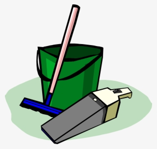 Bucket Cleaning Supplies Housework Househo - Cleaning Supplies Clip Art Png #1584595