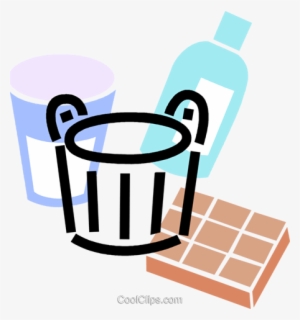 Pail With Cleaning Supplies Royalty Free Vector Clip - Produtos De Limpeza Vetor Png #1584913