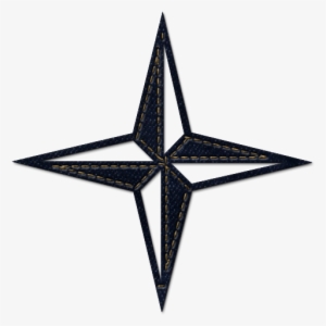 4 Point Nautical Star Clipart - Icon #1585571