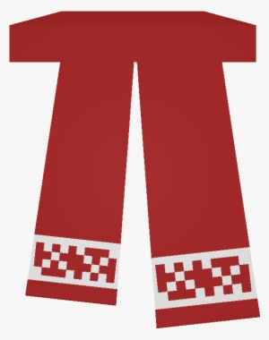 Holiday Clipart Scarf - Unturned Red Scarf #1585763