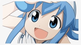 Squid Girl Has Come To The Land From The Depths Of - Ika Musume Face #1586102