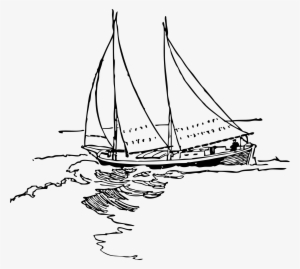 This Free Icons Png Design Of Schooner-rigged Sharpie #1586362