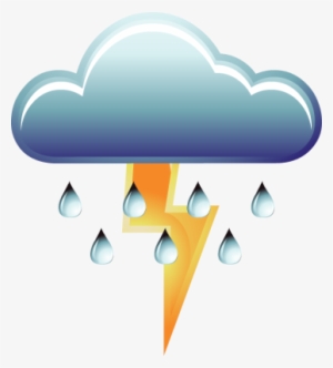 Thunderstorm Clipart - Clipart Thunderstorm #1586404