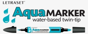 Letraset Markers - Water Markers - Letraset Aquamarker Set (6 Colours) Set No 1 #1586458
