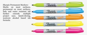 Sharpie Permanent Markers- Marks On Most Surfaces, - 1860445 Sharpie Fine Point Neon Permanent Marker - #1586460 Sharpie Permanent Markers- Marks On Most Surfaces, - 1860445 Sharpie Fine Point Neon Permanent Marker - #1586460