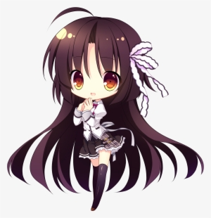 Download Png - Girl Long Hair Chibi #1586463