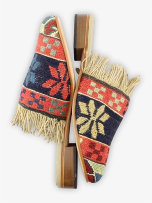 Load Image Into Gallery Viewer, Womens Kilim Shoes - Christmas Stocking #1586584