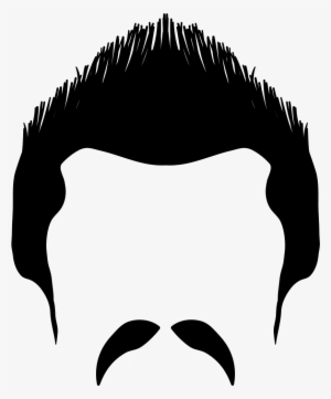 Beard Comments - Ron Swanson Clip Art #1586821