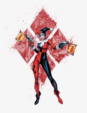 Batman Harley Quinn Men's Regular Fit T-shirt - Dc Comics Harley Quinn Goblet Action Figure #1586953