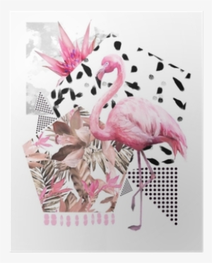 Tropical Summer Geometric Poster Design - Flamenco Geometrico #1587010 Tropical Summer Geometric Poster Design - Flamenco Geometrico #1587010