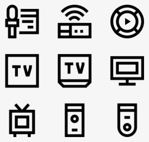 Tv - Home Appliances Icon Png #1587162