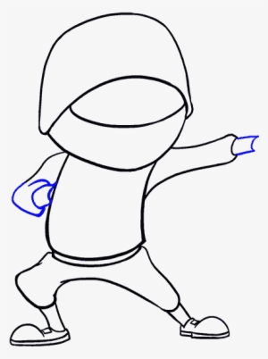 How To Draw Cartoon Ninja - Drawing #1588093