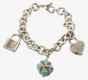 Authentic Tiffany & Co Sterling Silver Charm Bracelet #1588188