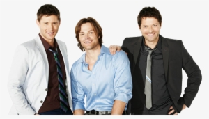 Render Supernatural Misha Collins Jensen Ackles Jared - Misha Collins Jensen Ackles Jared Padalecki #1588580