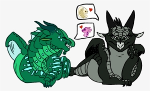 Turtle And Moon By Grey - Turtle Wings Of Fire Rainwing #1588847