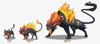 Starter Fake Evolution By Coalbones This Looks So Much - 7th Gen Pokemon Starters Evolutions #1589237