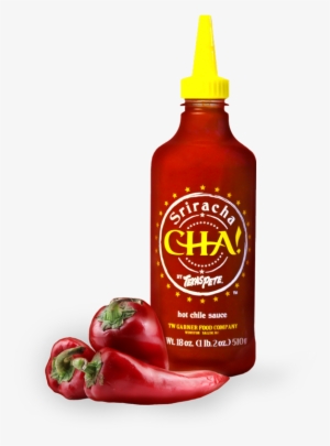 Sriracha Bottle Png - Sriracha Cha! Hot Chile Sauce - 18 Oz Bottle #1589359