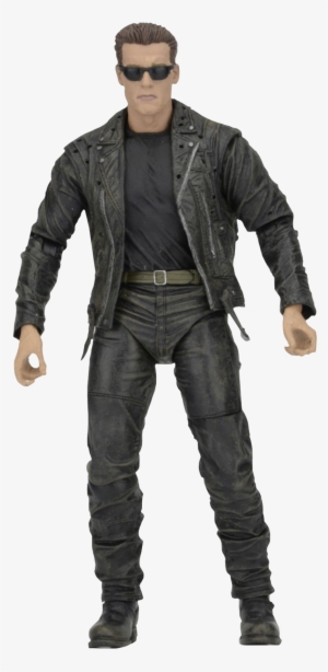Terminatorarnold Schwarzenegger Png Image - Neca Terminator 2 7' Scale Action Figure - T-800 #1589569