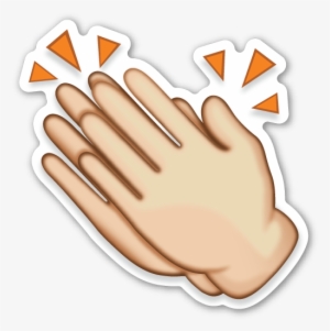 Clapping Hands Sign Are You Born Stupid Or Just Become - Applause Emoji Tshirt Clapping Hands Emoticon Cheers #1589613