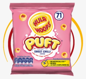 Light And Floaty Hula Hoops Puft With The Delicious - Hula Hoop Puft Sweet Chilli #1589681