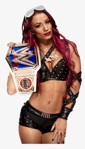 Sasha Banks Sd Womens Champion 2017 By Lunaticdesigner - Sasha Banks Wwe New #1590881
