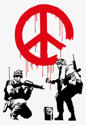 Banksy Peace Sticker - Banksy Peace #1591215