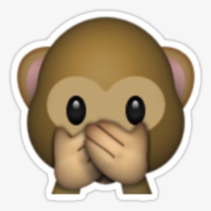 U First - Smiley Singe Qui Se Cache La Bouche #1591238