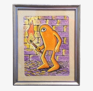"dungeon Crawl" Framed Mini Watercolor #1591930