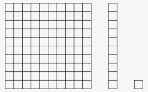Base Ten Blocks Tens #1592127