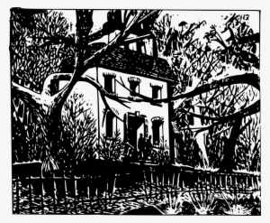 Visual Arts Creepy Ghost Halloween Haunted House - Illustration #1592243