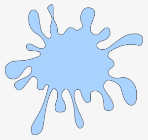 Blue Splash Svg Clip Arts 600 X 568 Px #1592274