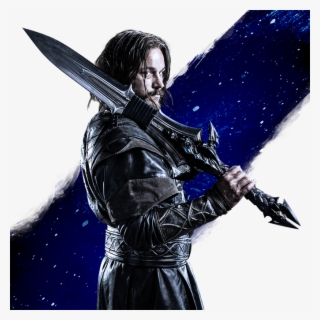 Warcraft Movie Lothar Blue Splash Chtv4kvuyaavc8g - World Of Warcraft Movie Swords #1592399