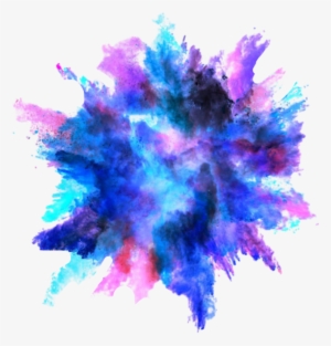 Splash Beautiful Interesting Watercolor Rainbowsplash - Polvo De Colores Png #1592854