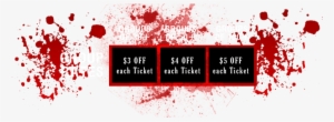 Mn Haunted House Group Ticket Prices - Splatter Clip Art #1593291