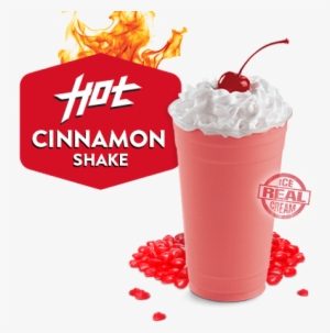 Cinnamon Milkshake At Jack In The Box Yowza - Red Hot Cinnamon Shake #1593575