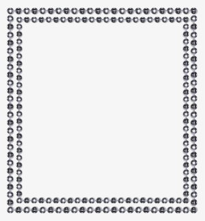 Diamond Border Png Clipart Transparent - Diamond Frames Transparent Background #1594056
