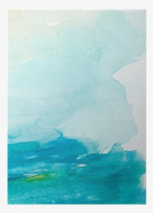 Color Strokes Watercolor Painting Art Poster • Pixers® - Sea #1594401