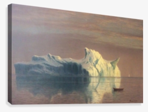 The Iceberg Canvas Print - Albert Bierstadt Iceberg #1594641