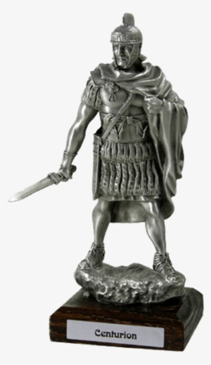 Pewter Roman Centurion Sculpture - Roman Centurion Sculpture #1595255