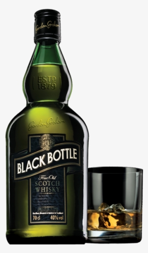 Black Bottle 5 Year Old Blended Whisky - Bottle Of Whiskey Png #1595469