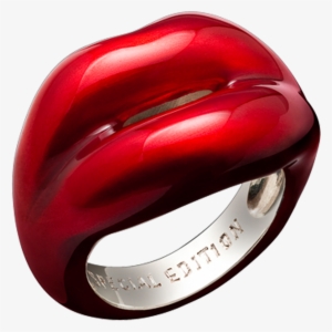 Special Edition Hotlips Ring Collection Enamel Description - Lulu Guinness Lips Ring #1595627