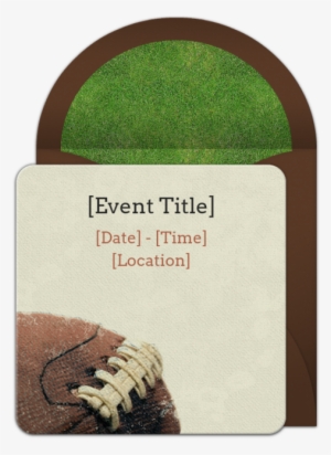 A Free Football Party Invitation - Tailgate Party #1595779